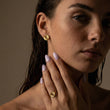 Sunset Circle Studs Oorbellen 18K Goldplated