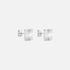 Sunset Square Studs Oorbellen Zilverkleurig