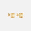 Sunset Square Studs Oorbellen 18K Goldplated
