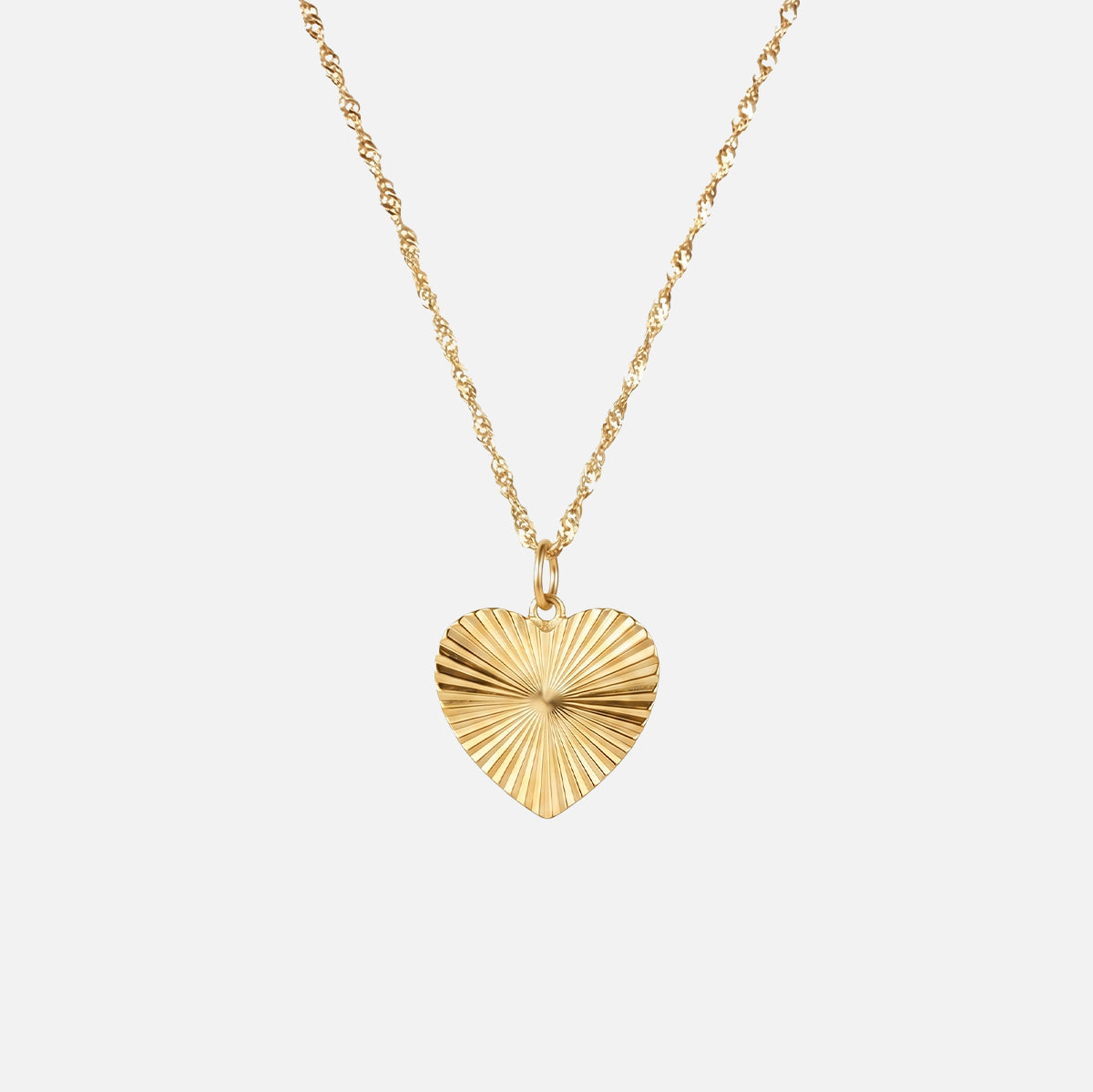 Sunset Heart Ketting 18K Goldplated