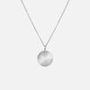 Ronde Sun Ketting Zilverkleurig
