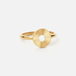 Sunset Circle Ring 18K Goldplated