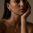 Sunset Column Oorbellen 18K Goldplated
