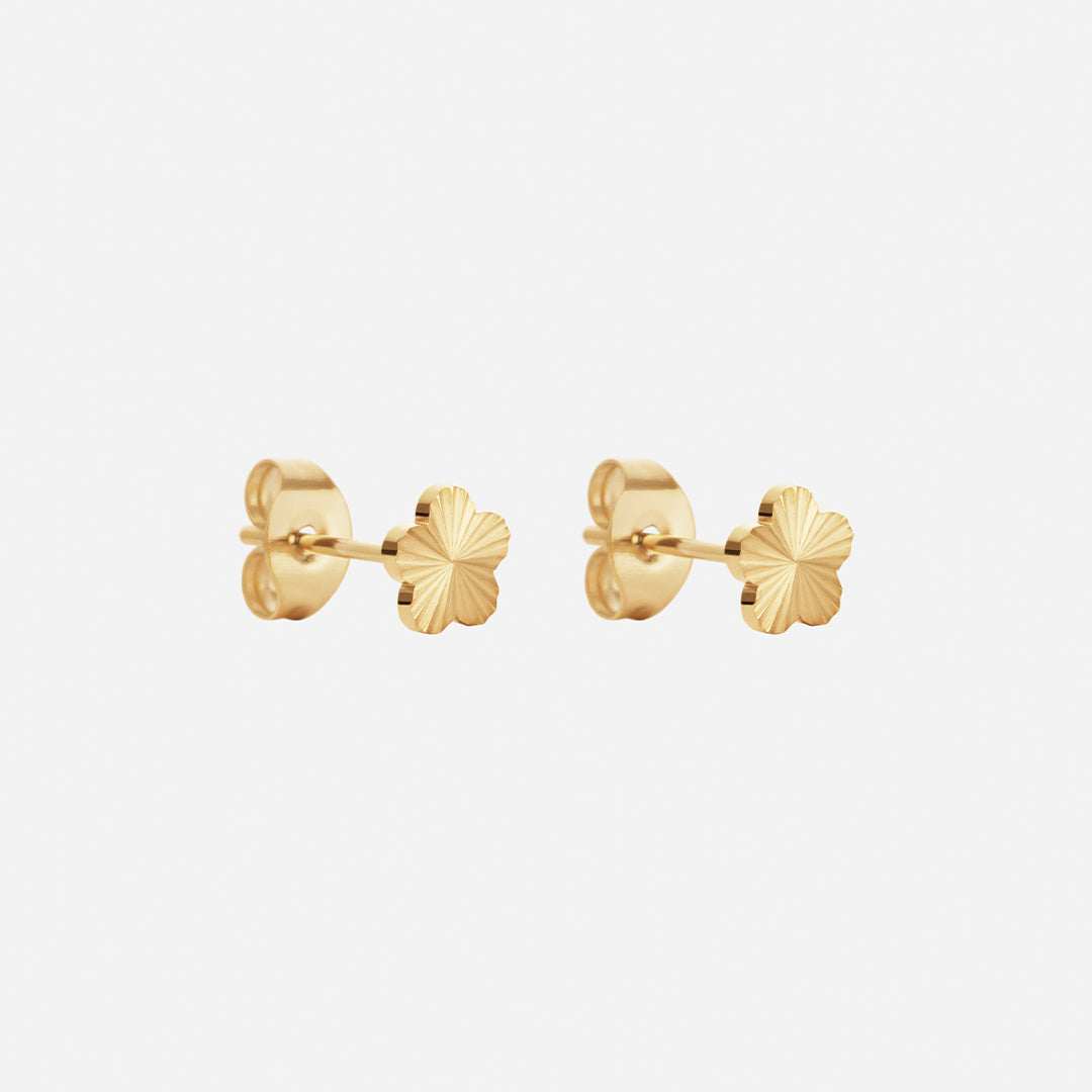 Sunset Flower Studs Oorbellen 18K Goldplated