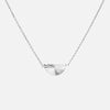 Sunset Half Circle Ketting Zilverkleurig