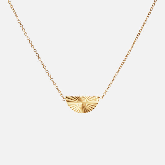 Sunset Half Circle Ketting 18K Goldplated