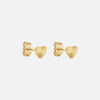 Sunset Heart Studs Oorbellen 18K Goldplated