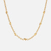 Sunset Heart Link Ketting 18K Goldplated