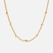Sunset Heart Link Ketting 18K Goldplated