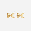 Sunset Moon Studs Oorbellen 18K Goldplated
