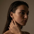 Sunset Square Studs Oorbellen 18K Goldplated