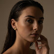 Sunset Square Studs Oorbellen 18K Goldplated