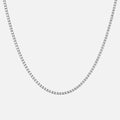 Tennis Supreme Zirkonia Ketting Zilverkleurig 3 mm