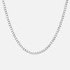 Tennis Supreme Zirkonia Ketting Zilverkleurig 4 mm