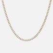 Tennis Supreme Zirkonia Ketting 18K Goldplated 4 mm