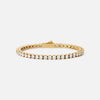 Tennis Supreme Zirkonia Armband 18K Goldplated 3 mm