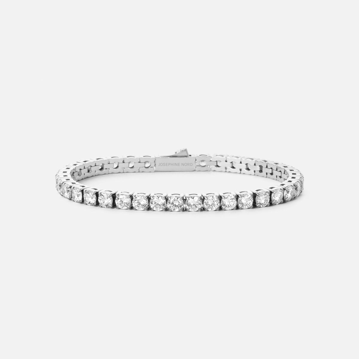 Tennis Supreme Zirkonia Armband Zilverkleurig 4 mm