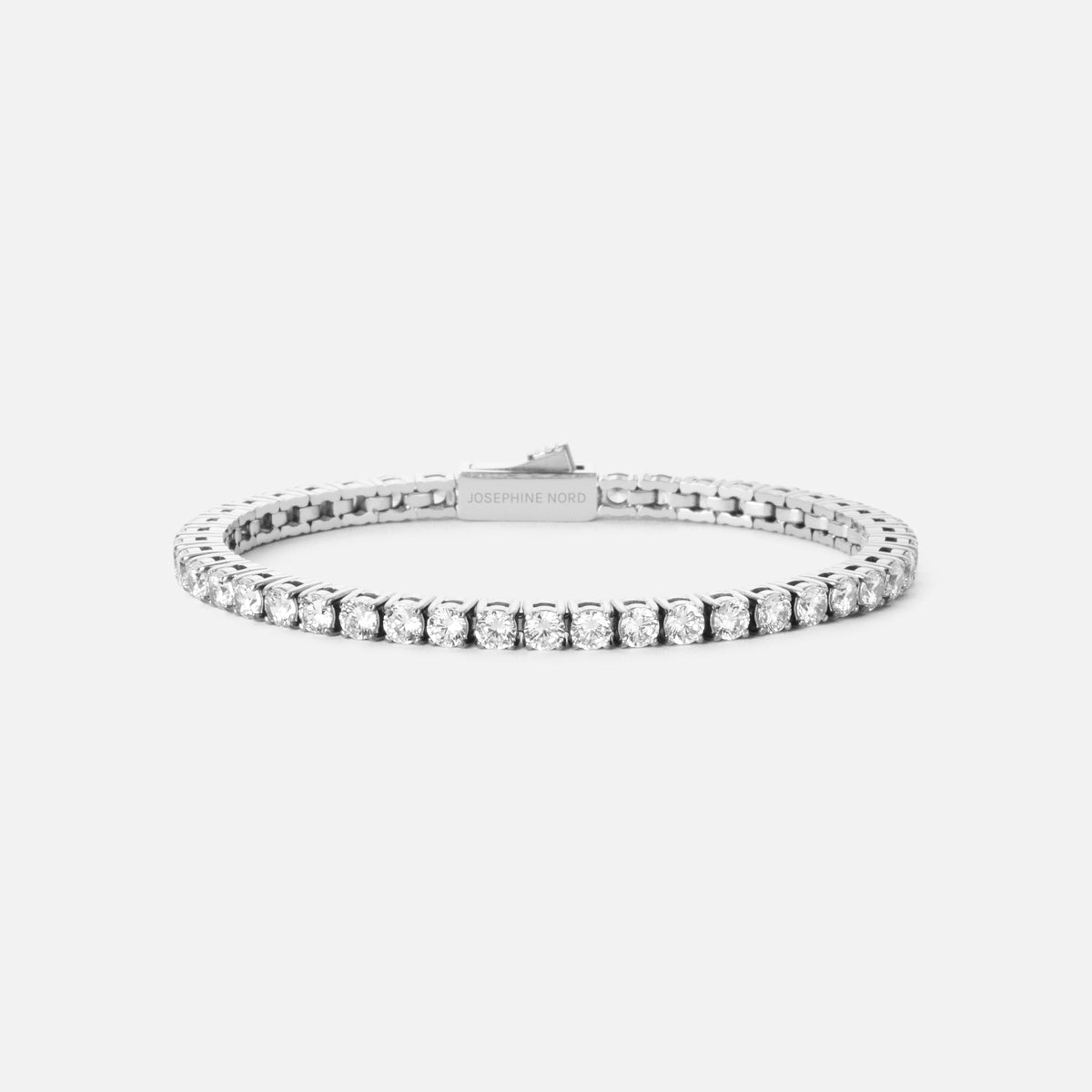 Tennis Supreme Zirkonia Armband Zilverkleurig 3 mm