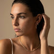 Tennis Zirkonia Oorbellen 18K Goldplated 24 mm