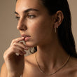 Tennis Zirkonia Oorbellen 18K Goldplated 24 mm