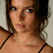 Zirkonia Tennisarmband + Ketting 18K Goldplated
