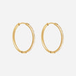 Zirkonia Hoops Oorbellen 18K Goldplated 24 mm
