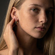 Zirkonia Hoops Oorbellen 18K Goldplated 24 mm